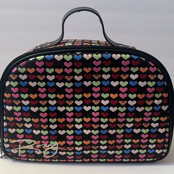 Roxy Handbags - Cute Vintage Roxy Hearts Make Up Case